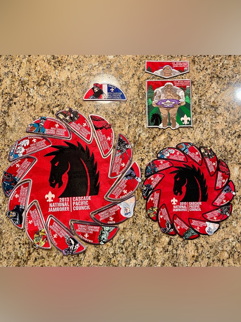 Dark Horse Comics Boy Scouts Bsa 2013 Summit Jamboree Limited Edition Patch Set